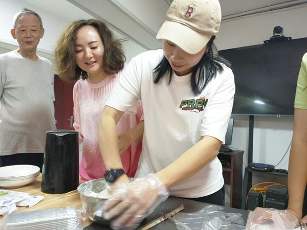 活动现场。馨兰路社区供图