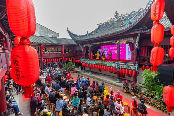 雍溪古戏楼。大足区委宣传部供图