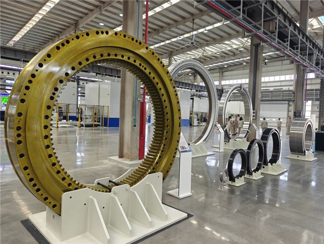 这是洛阳轴承集团股份有限公司的轴承产品。新华社记者 张辛欣 摄